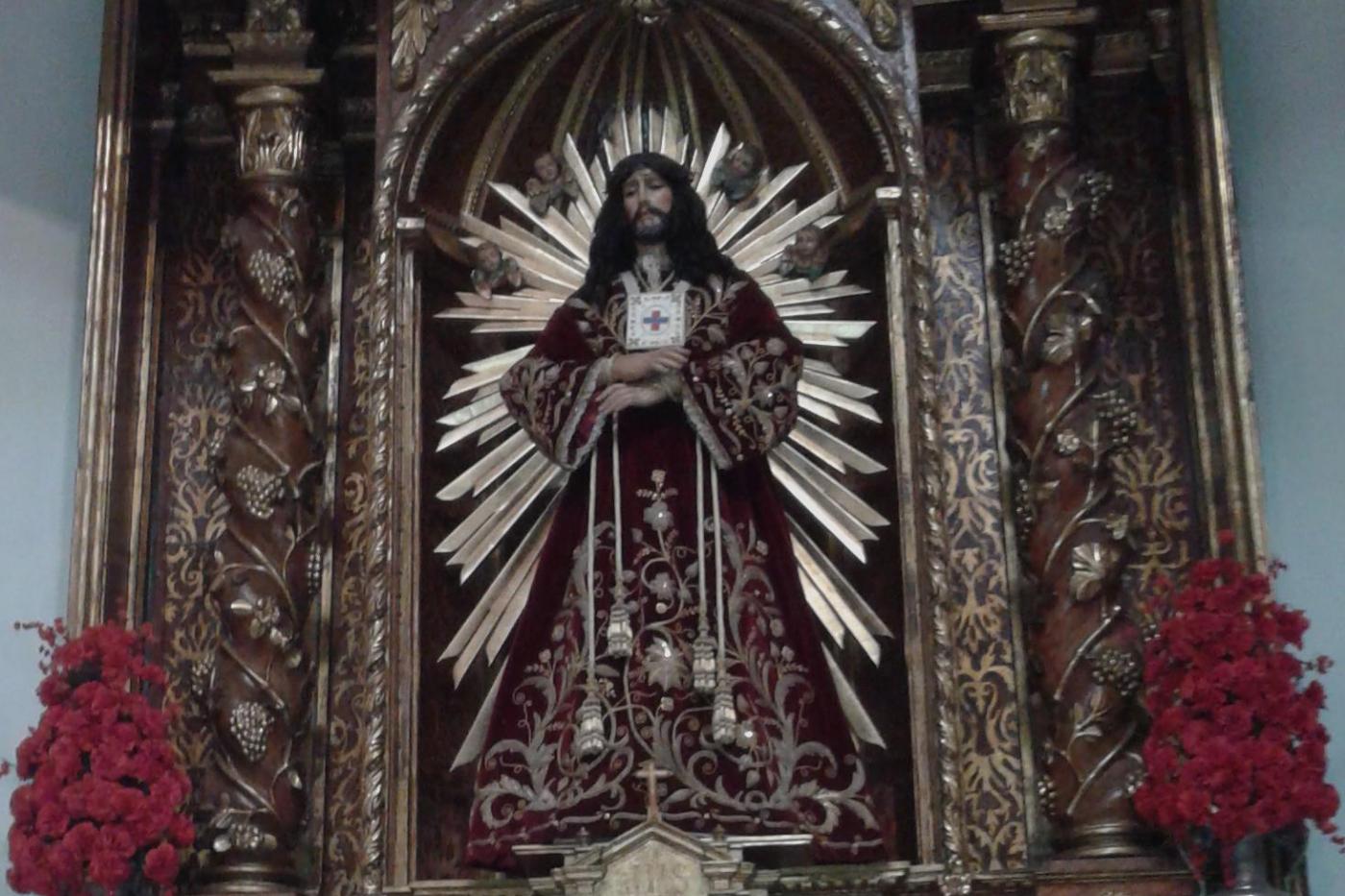 Jesús de Medinaceli en la iglesia del Santo Cristo de la Salud