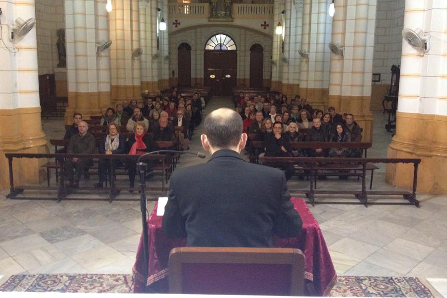 Conferencia de Cuaresma del Misionero de la Misericordia Alejandro Pérez, en Melilla