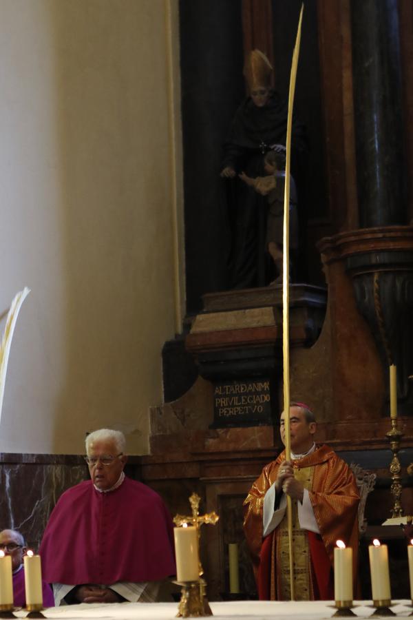 Celebración del Domingo de Ramos en la Iglesia de San Agustín. FOTO: S. FENOSA