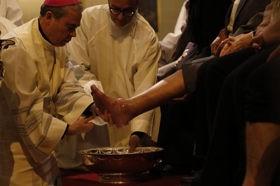Misa “in Coena Domini”, en la Cena del Señor, en la Catedral de Málaga