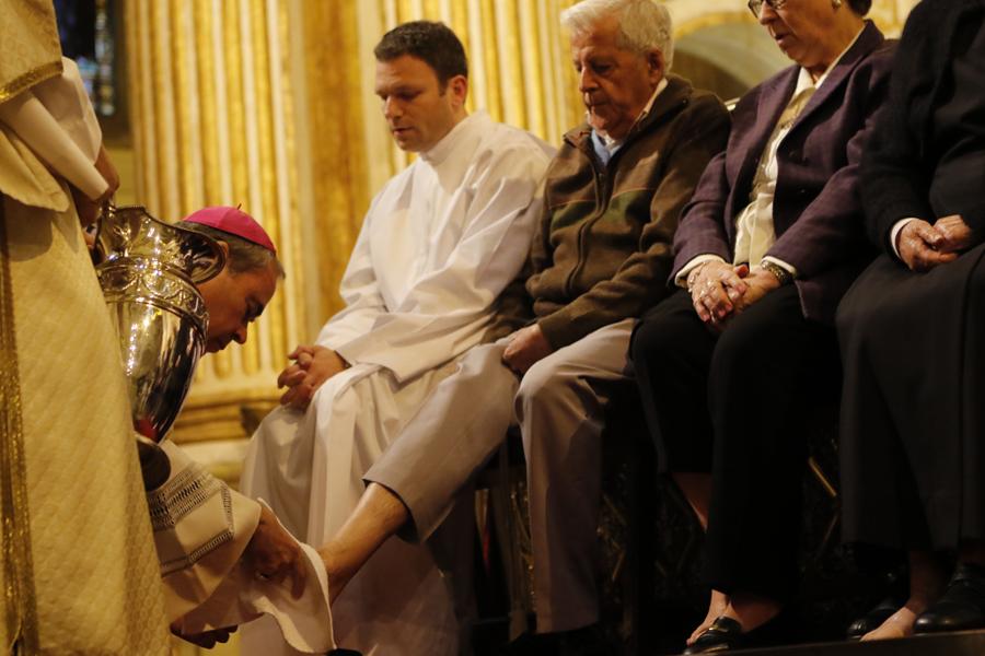 Misa “in Coena Domini”, en la Cena del Señor, en la Catedral de Málaga