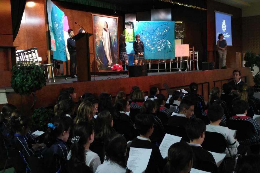 Icono de la Inmaculada Joven en la parroquia de Los Boliches (Fuengirola)