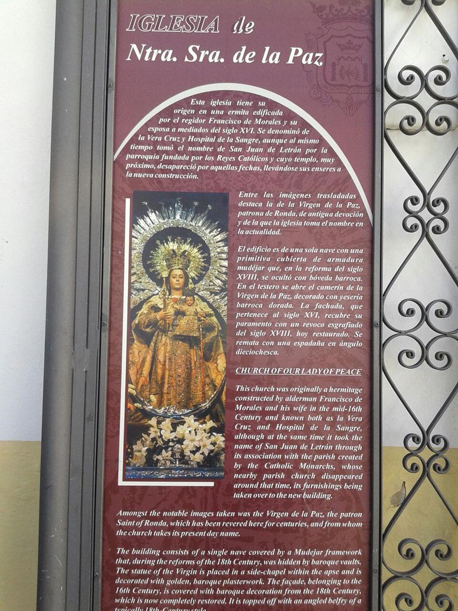 Peregrinación del arciprestazgo de Los Ángeles a la Virgen de la Paz de Ronda