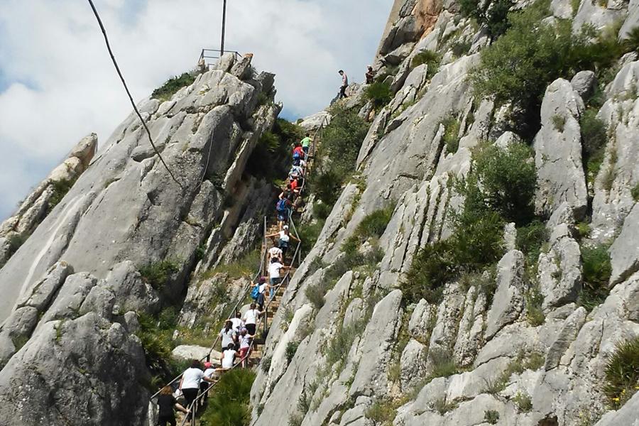 Niños y jóvenes del arciprestazgo de Álora peregrinan a la Ermita de la Sierra, Valle de Abdalajís