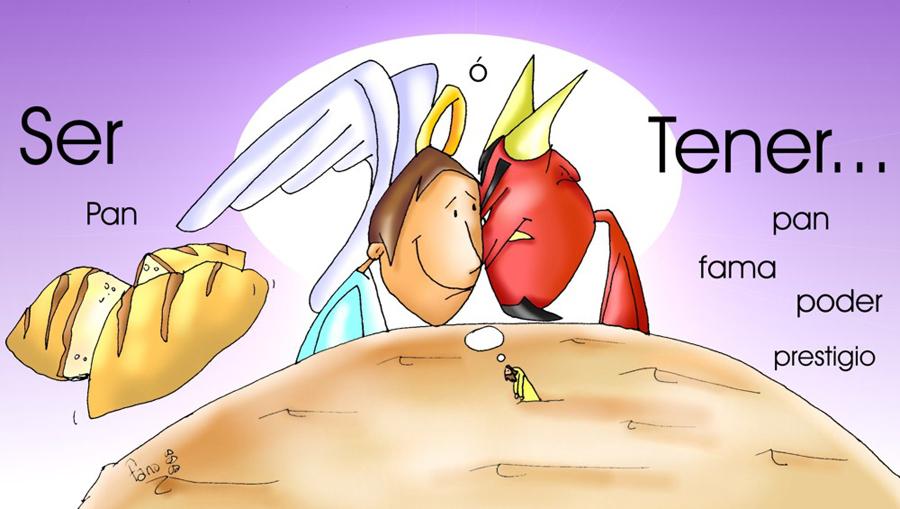 Padrenuestro XIV. No nos dejes caer en la tentación