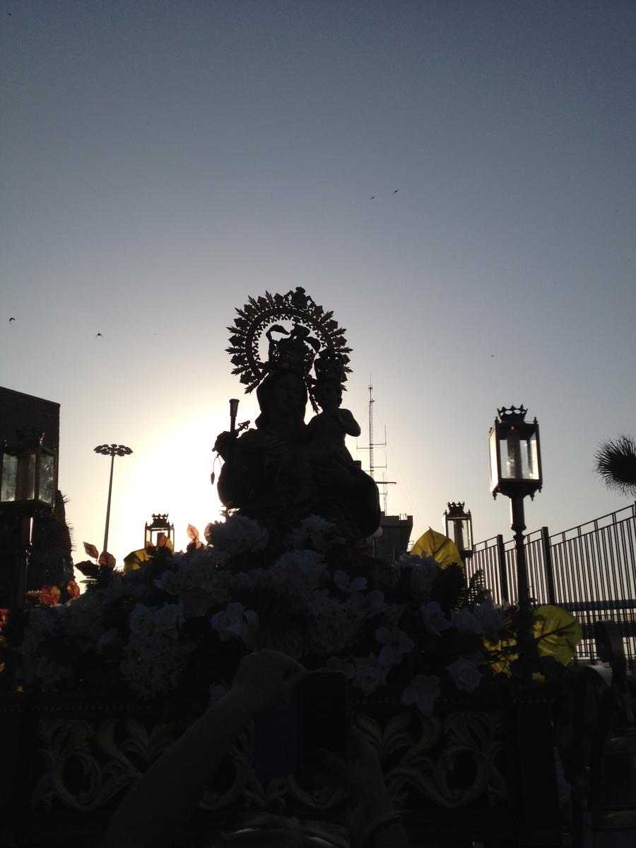 Traslado de la patrona de Melilla al Sagrado Corazón