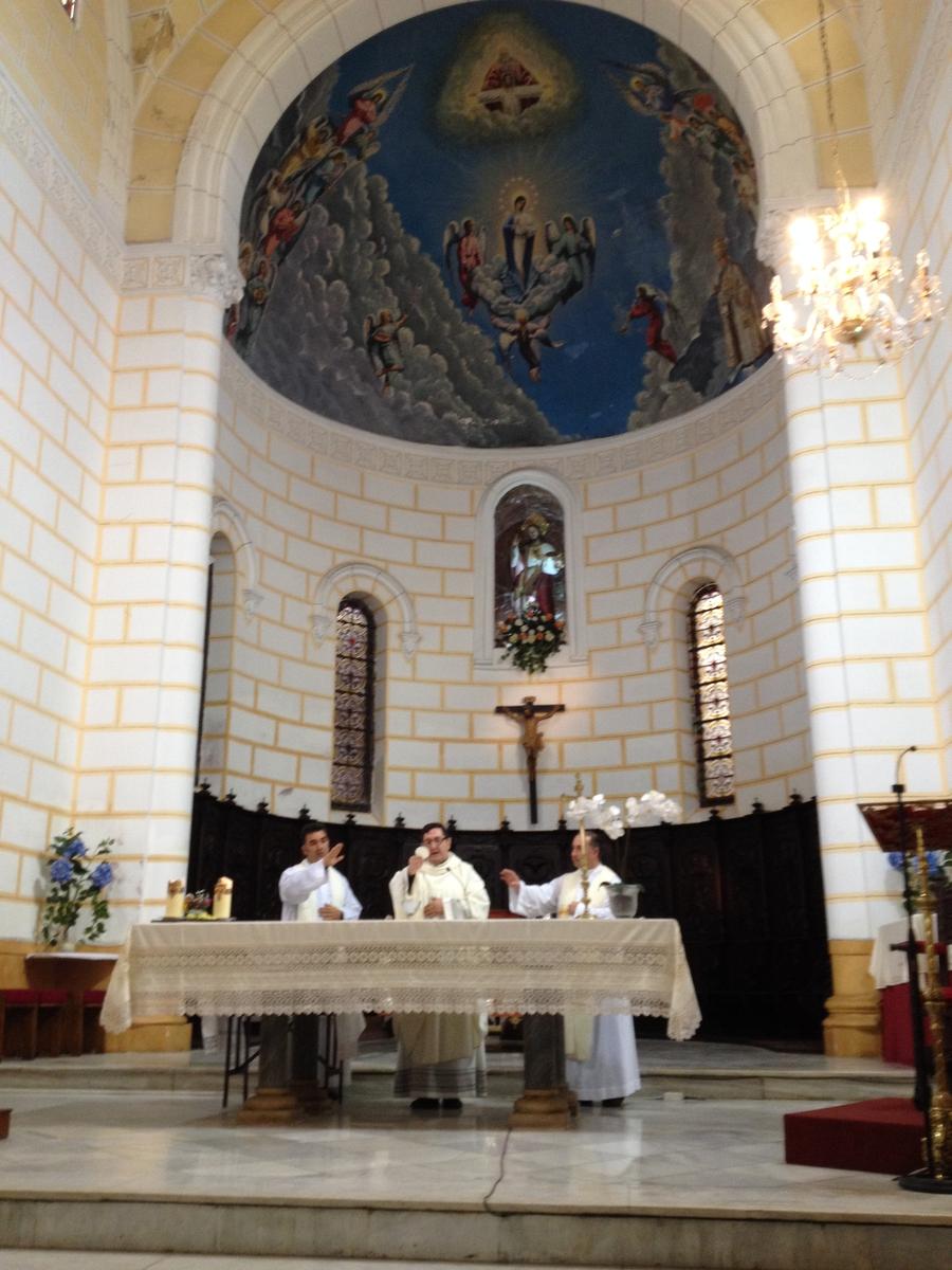 Traslado de la patrona de Melilla al Sagrado Corazón