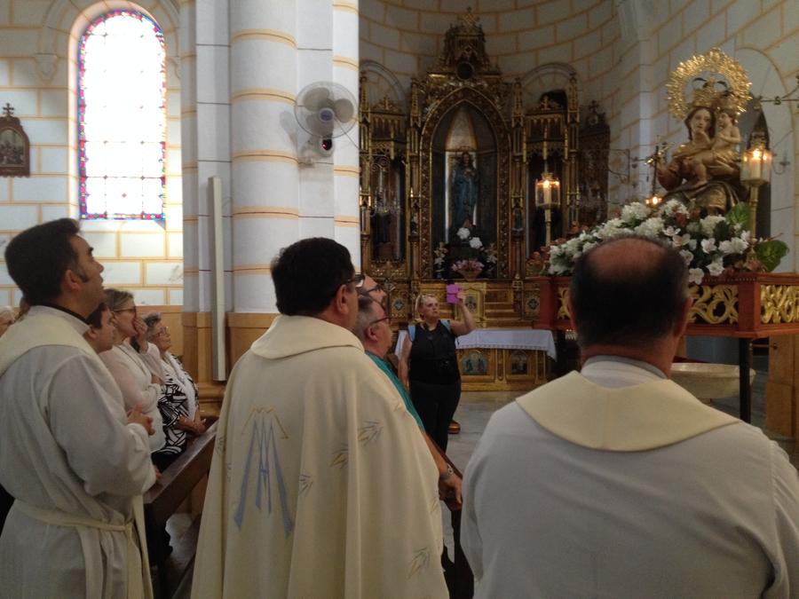 Traslado de la patrona de Melilla al Sagrado Corazón