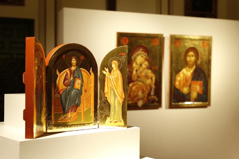 Iconos bizantinos en ArsMálaga Palacio Episcopal