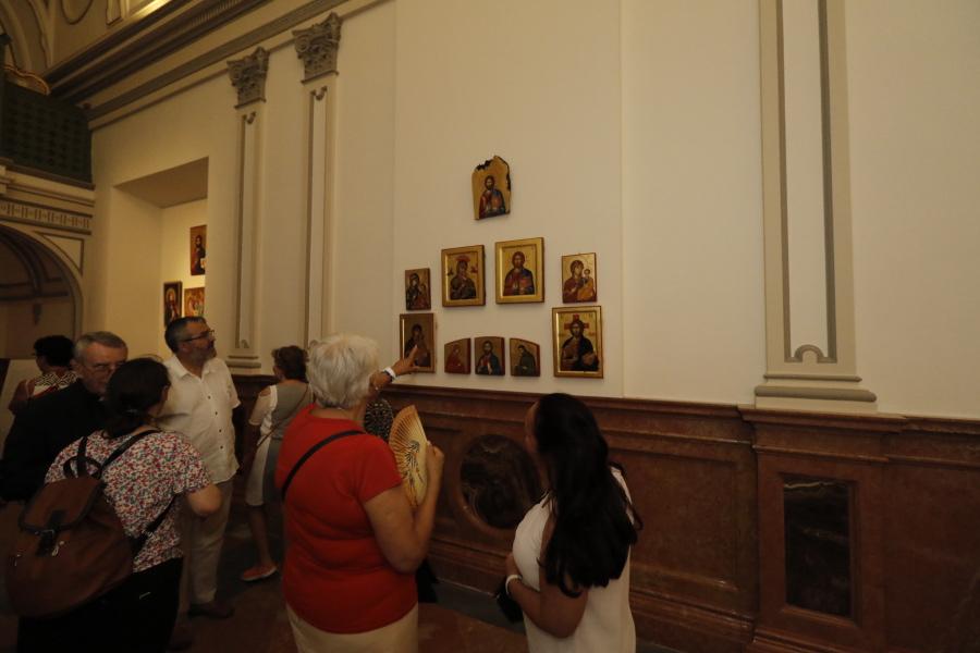 Exposición de iconos bizantinos "La luz del oriente". FOTO: S. FENOSA