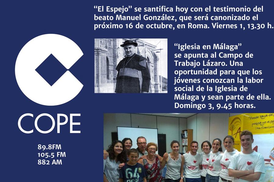 D. Manuel González y Campo de Trabajo Lázaro en COPE