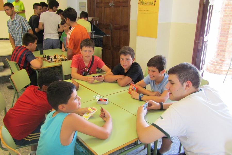 Participantes en la convivencia de verano del Seminario Menor