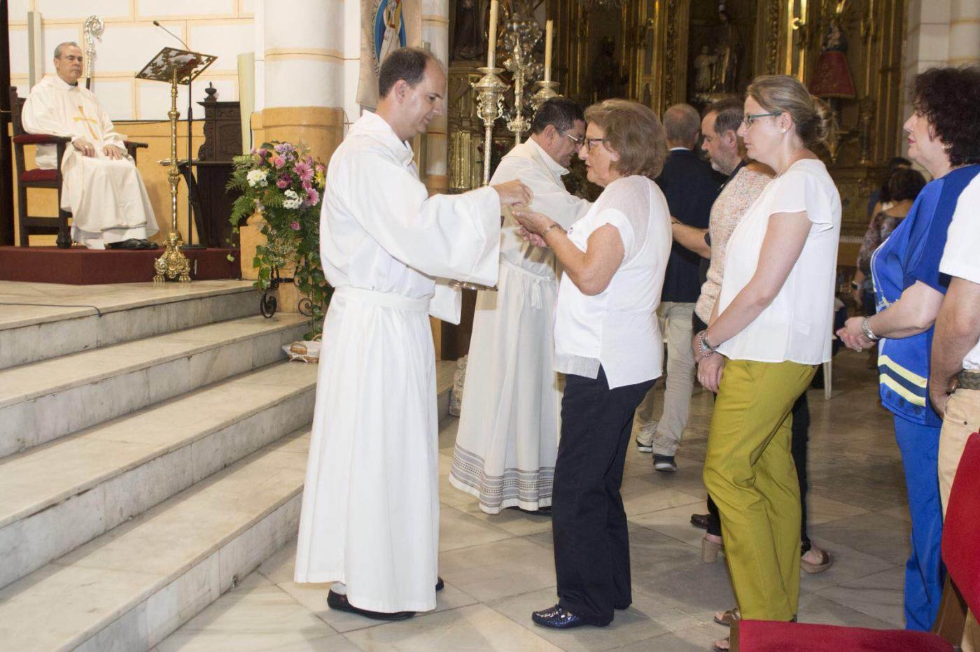 Misa en la que se instituyeron los ministerios de acólito y lector de Fernando Moreno
