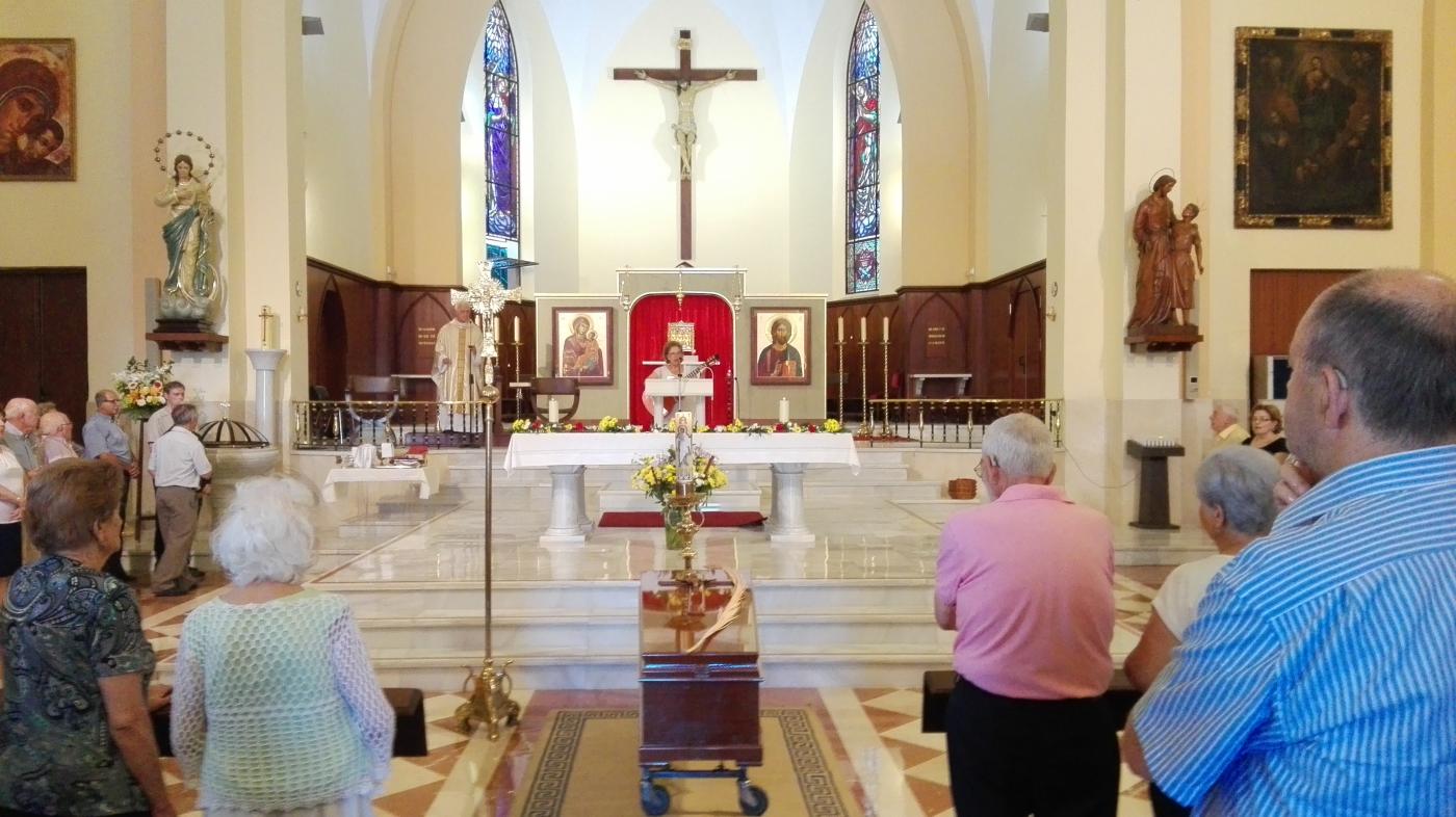 Misa por D. Francisco Acevedo, en la tarde del domingo