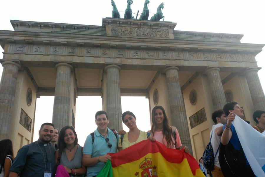 Jóvenes de la Diócesis de Málaga en Berlín, camino de la JMJ Cracovia 2016