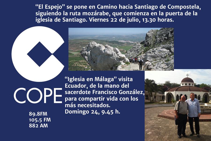 El Camino de Santiago y Ecuador en COPE Málaga