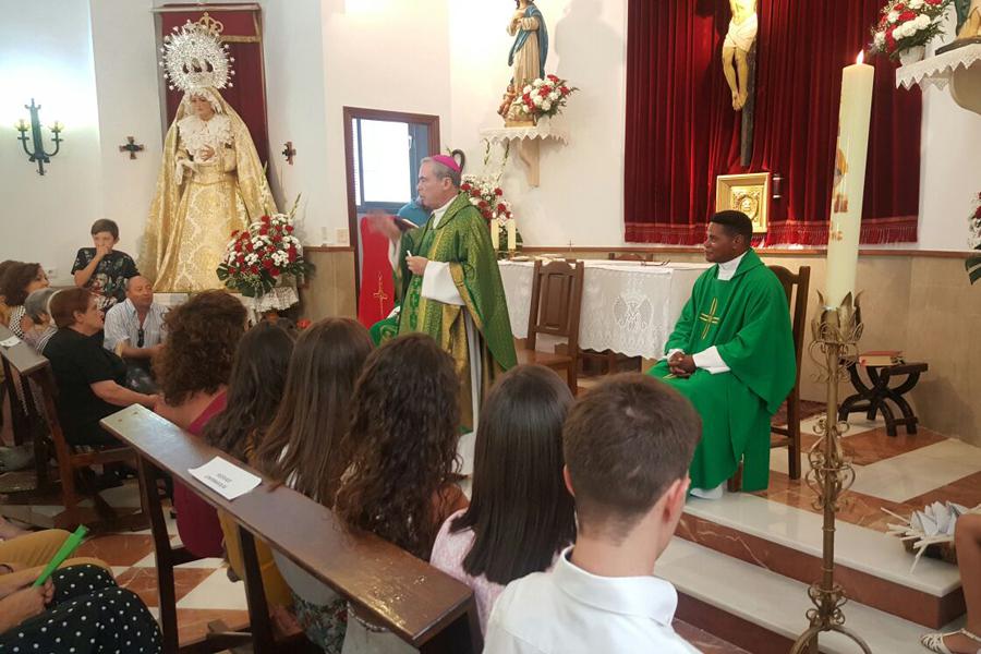 Celebración de la confirmación en La Joya-Nogales