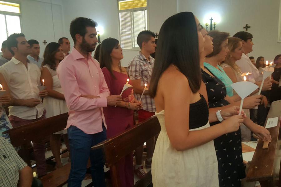 Celebración de la confirmación en La Joya-Nogales