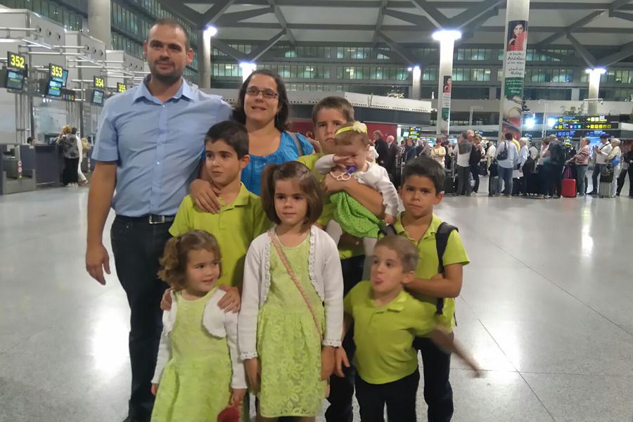 Familias malagueñas parten en misión