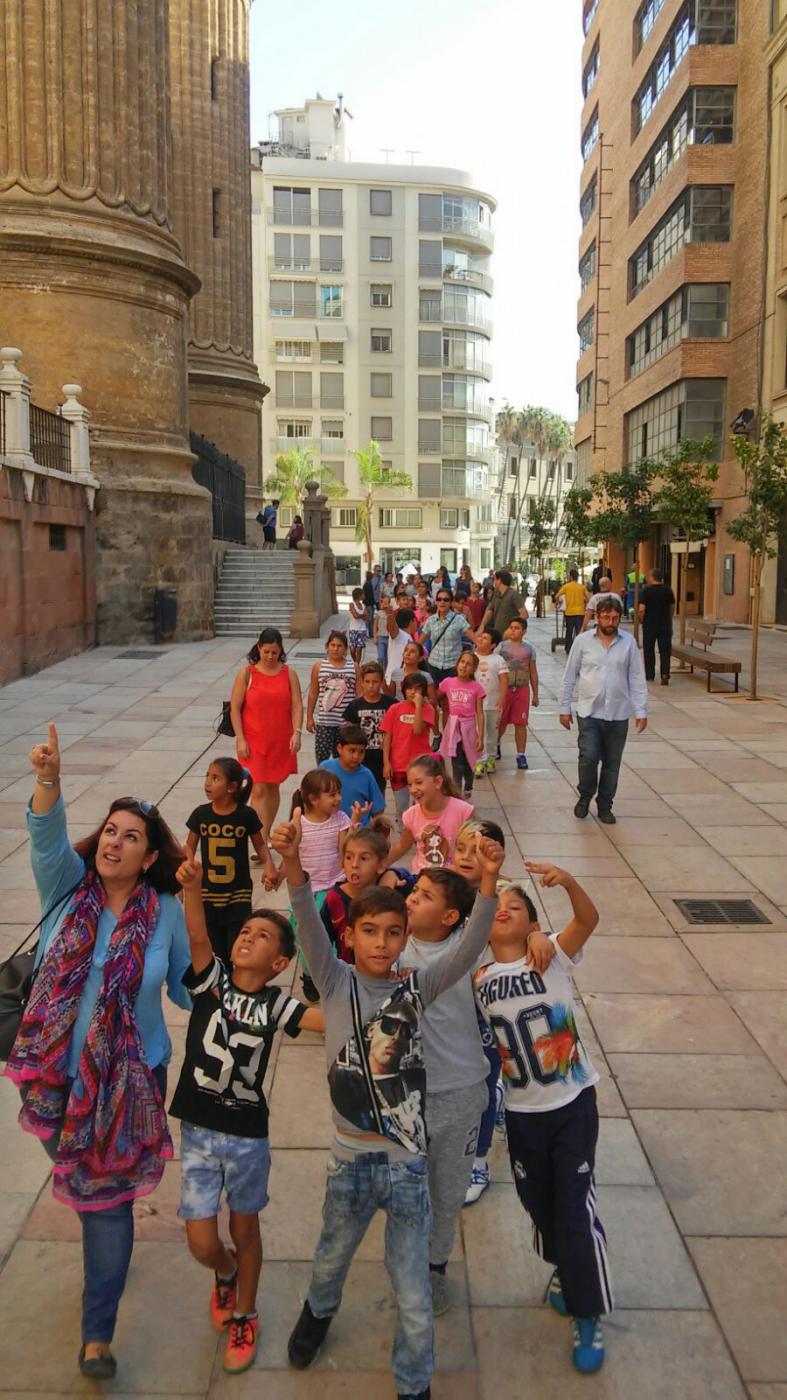 Visita de los Alumnos del Colegio María de la O, de Asperones, a la Catedral