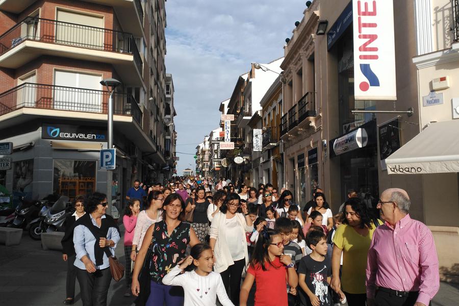 La parroquia de San Cristóbal de Ronda peregrina a la Colegiata de Santa María, con motivo del Año de la Misericordia
