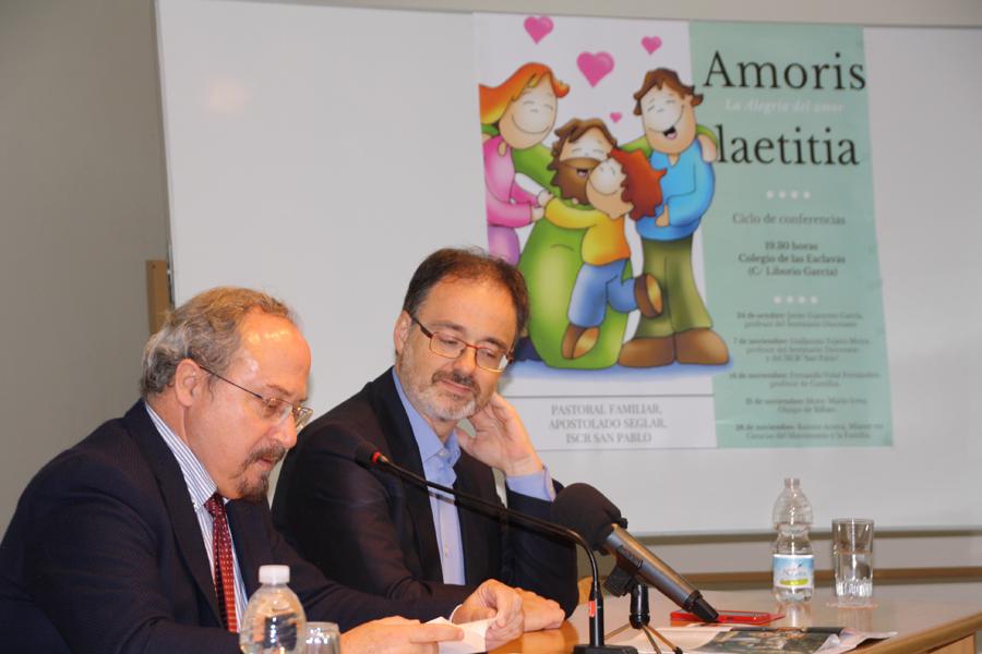 Conferencia del profesor Fernando Vidal en el ciclo sobre "Amoris laetitia"