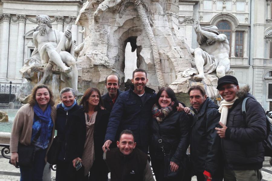 Dos malagueños en el "Jubileo de los Excluidos"