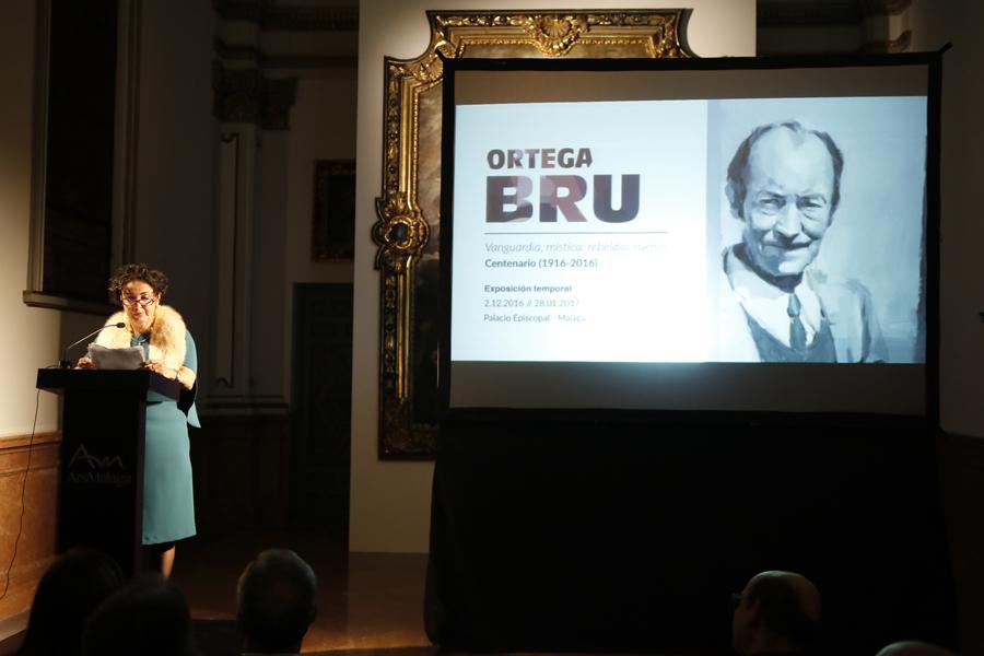 Inauguración de la exposición sobre Ortega Bru, en ArsMálaga