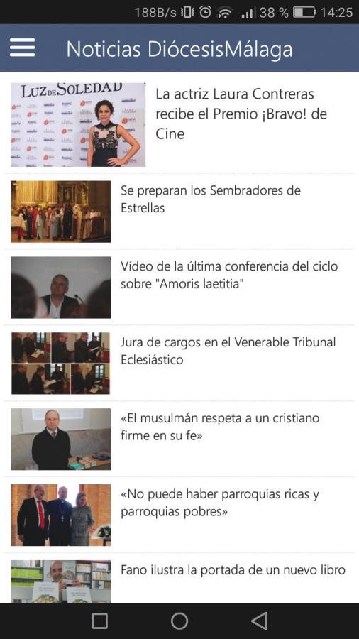 DiócesisMálaga, ya en su móvil