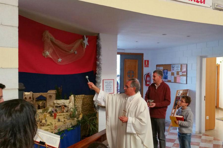 Bendición del Belén de la parroquia de San Fernando