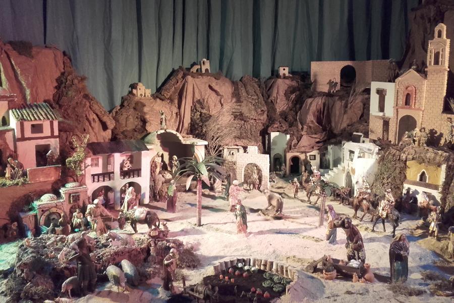 Belén de la parroquia Santa Ana y San Joaquín, de Málaga