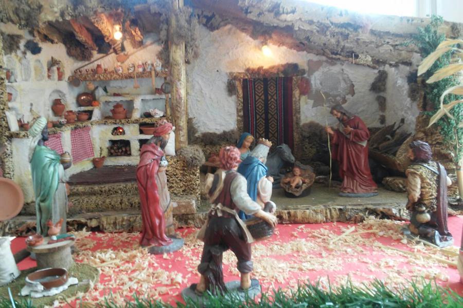 Belén de la Residencia Virgen de Flores, Álora