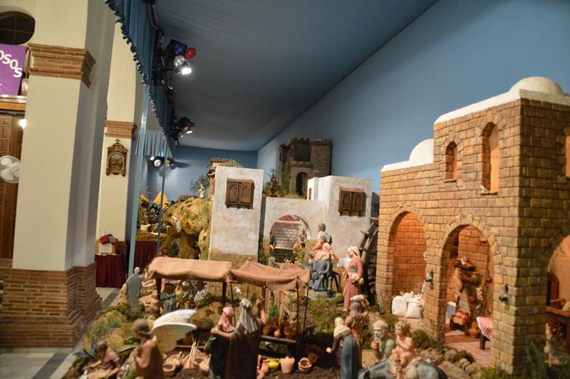 Belén de la parroquia de Santiago Apostól de Monda