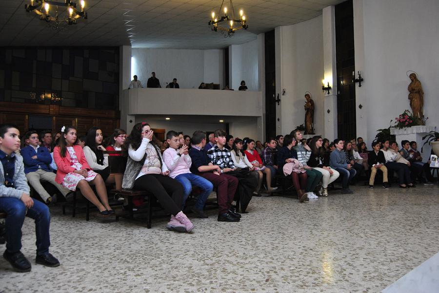 Confirmaciones en la parroquia de San Sebastián, en Coín