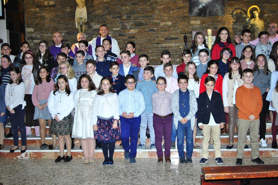 Confirmaciones en la parroquia de San Sebastián, en Coín