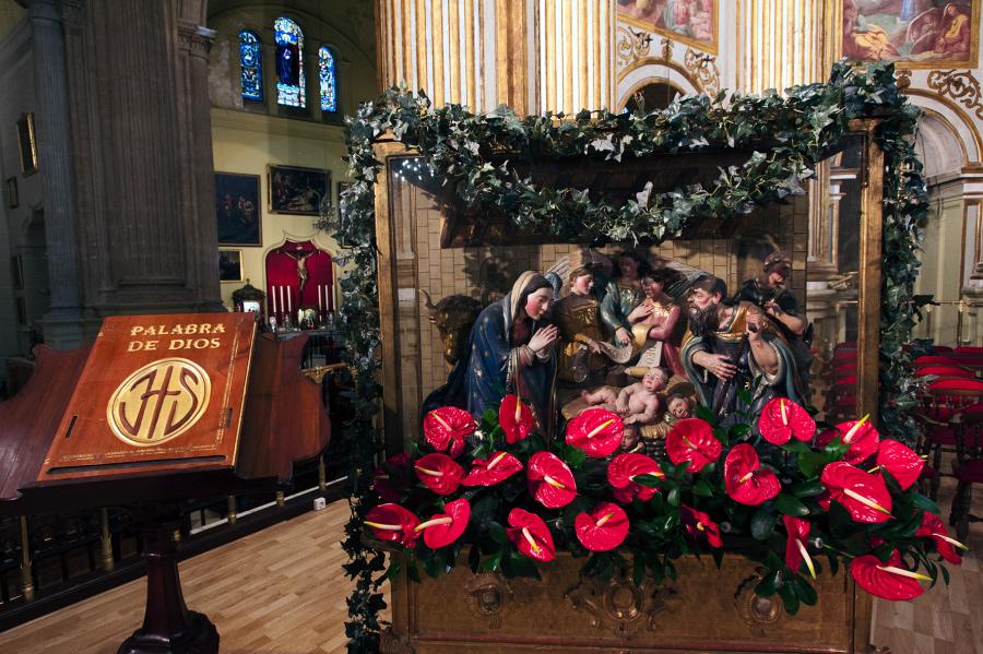 Misa de Navidad en la Catedral de Málaga. FOTO: M. ZAMORA