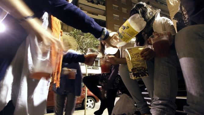 Alcohol en adolescentes