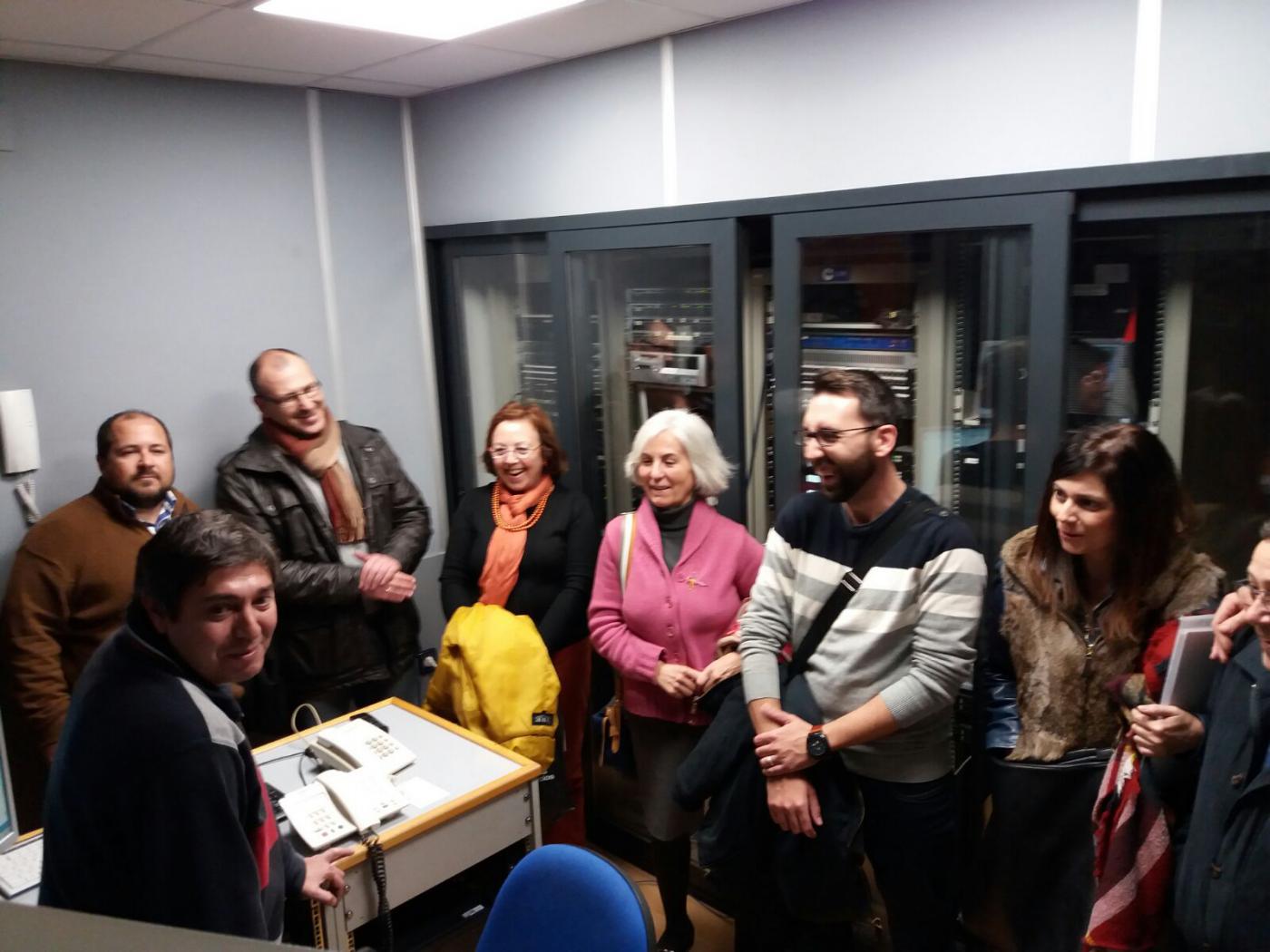 Visita a COPE Málaga de los alumnos del ISCR San Pablo