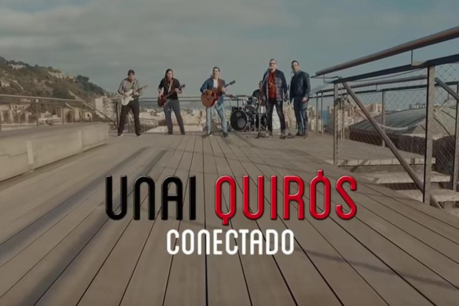 Unai Quirós, en las cubiertas de la Catedral