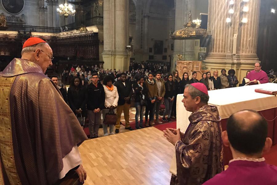 Rito de elección de catecúmenos en la Catedral de Málaga