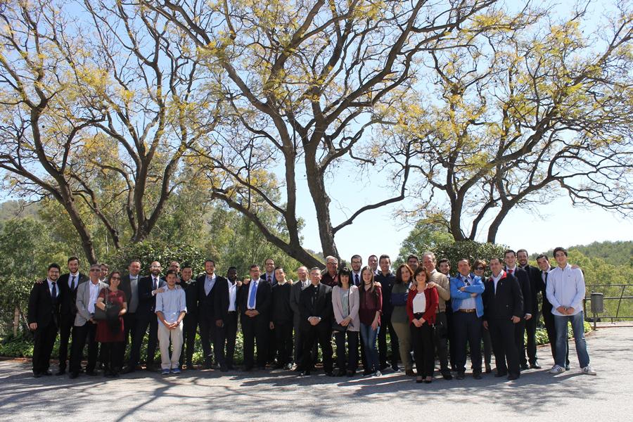 Comida entre seminaristas y familiares en el Día del Seminario 2017, en la Catedral de Málaga