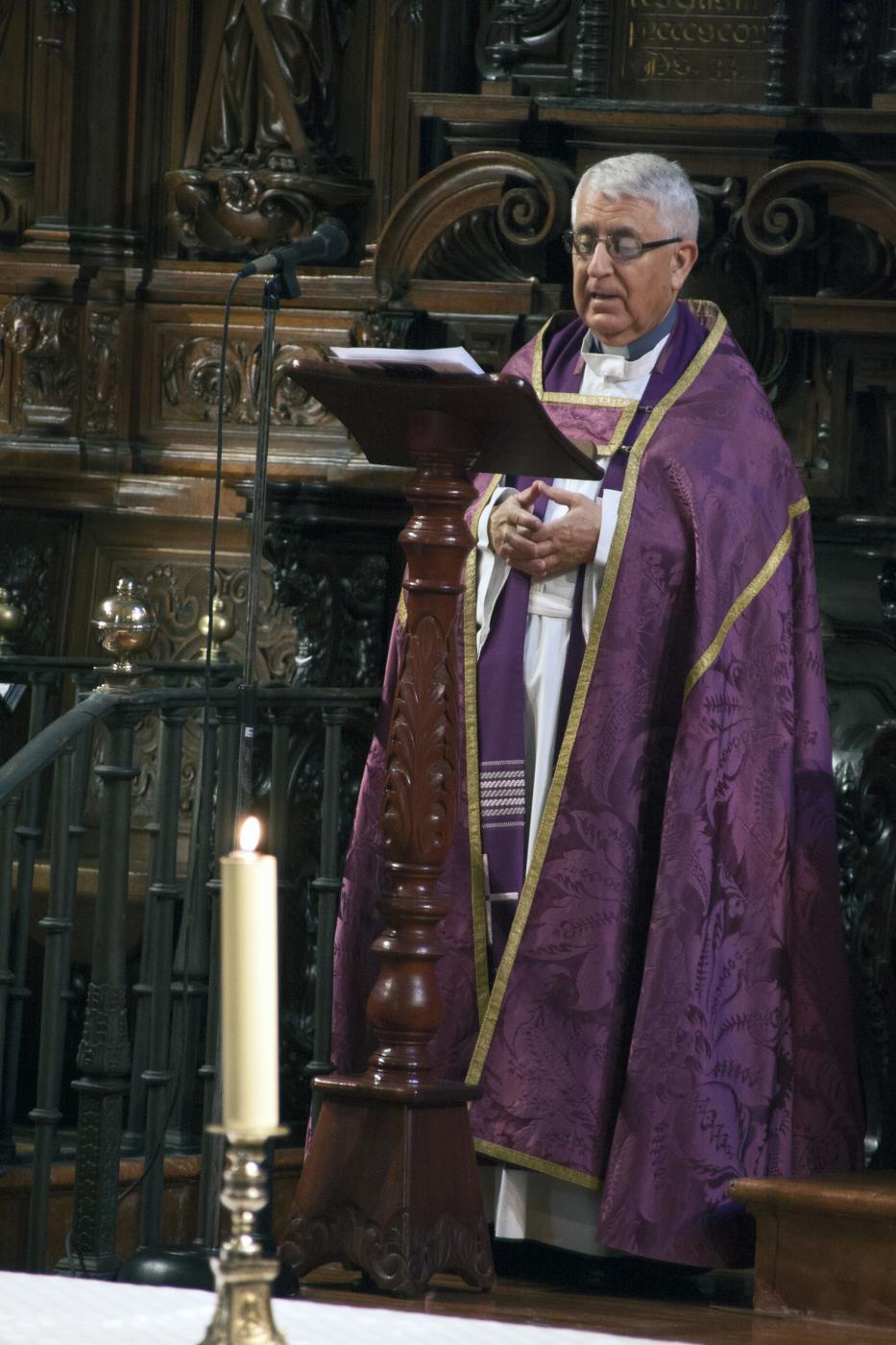 Cabildo del Perdón, en el Miércoles Santo de 2017 en la Catedral de Málaga