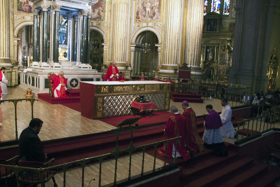 Viernes Santo en la Catedral de Málaga // M. ZAMORA