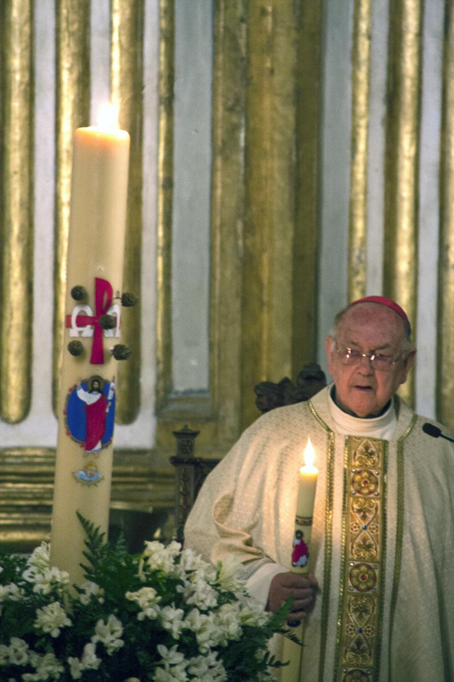 Vigilia Pascual en la Catedral de Málaga // M. ZAMORA
