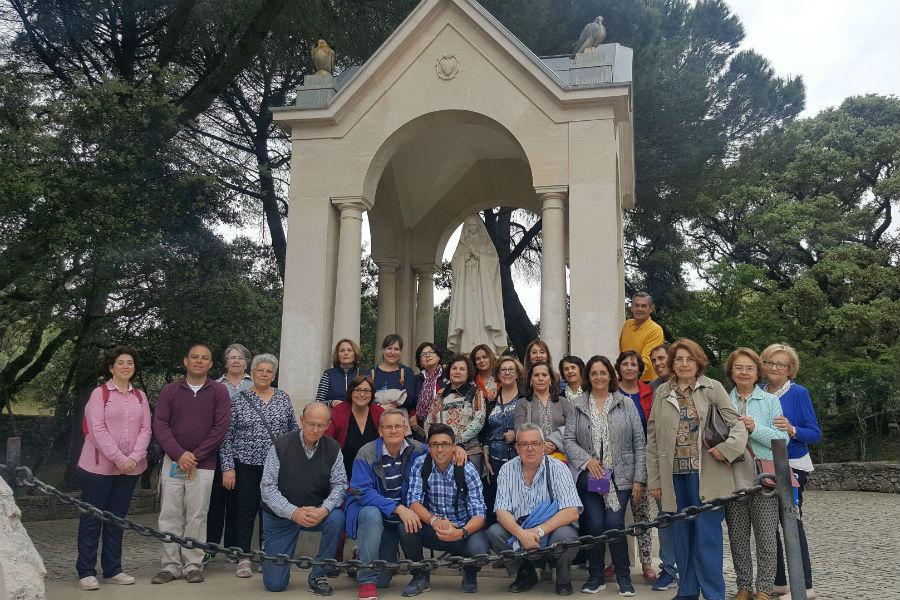 Malagueños en la ultreya mundial en Fátima