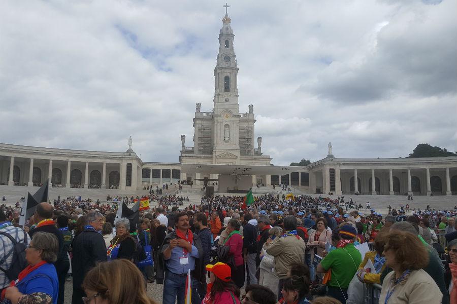 Malagueños en la ultreya mundial en Fátima 