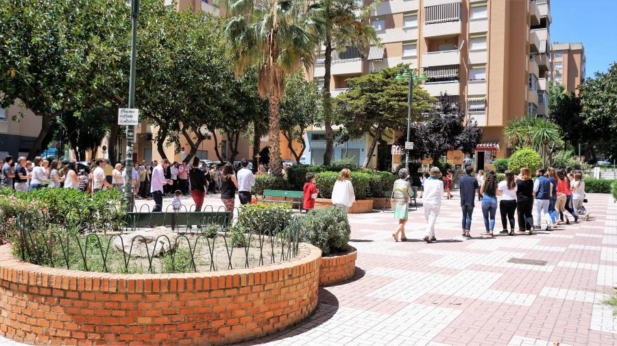 Misión en las plazas de la parroquia de Santo Tomás