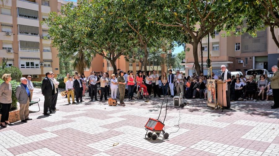 Misión en las plazas de la parroquia de Santo Tomás