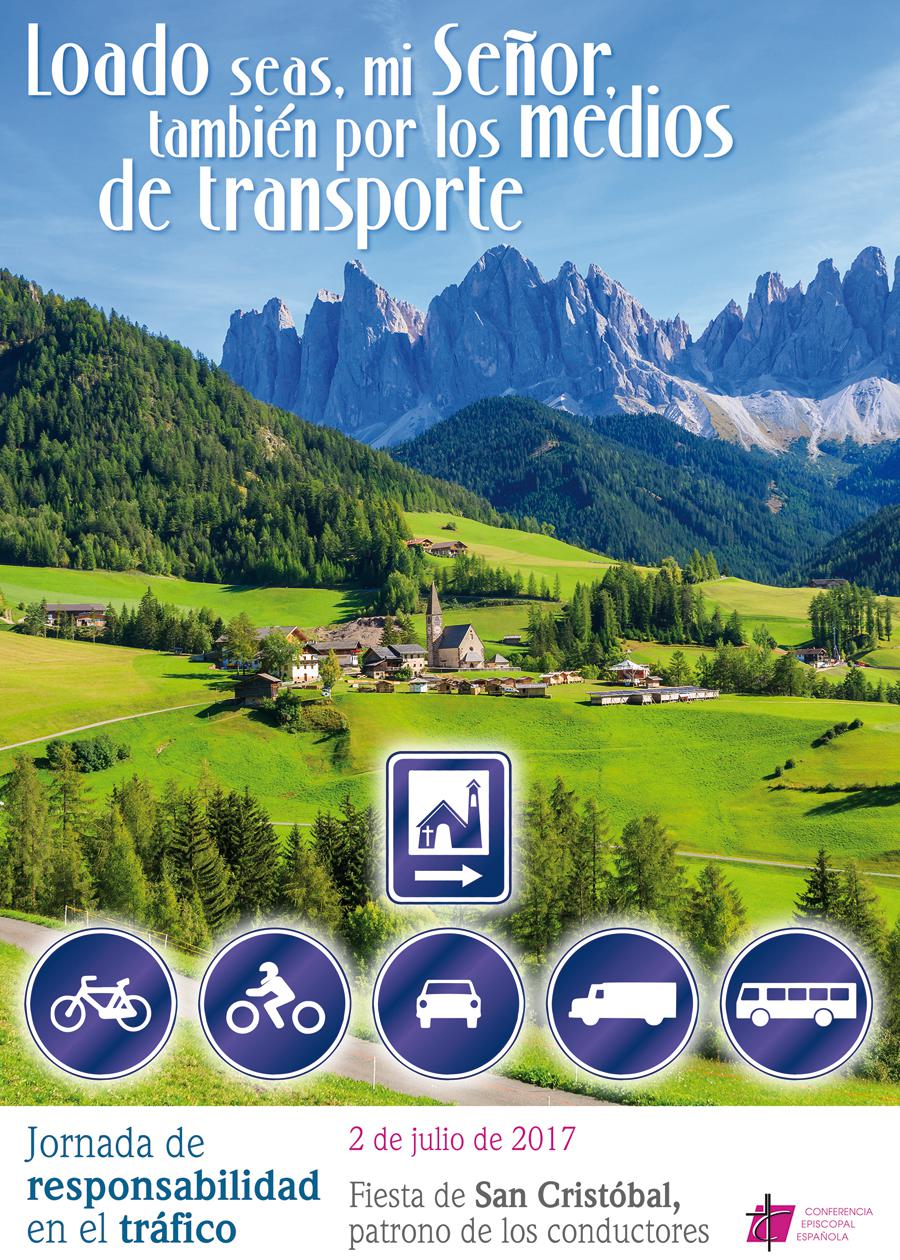 Detalle del cartel de la CEE para la Jornada de Responsabilidad en el Tráfico