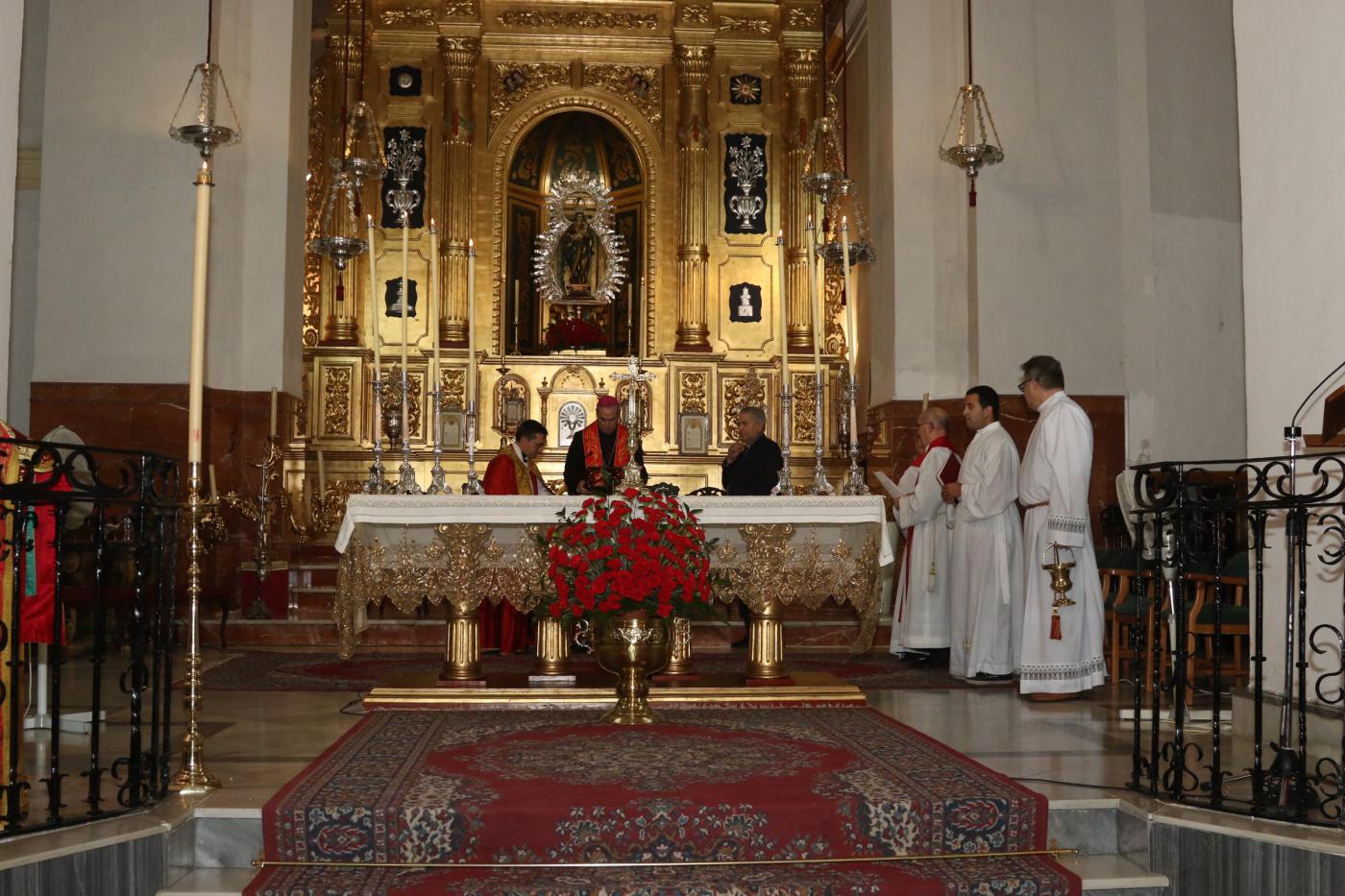 Don Jesús Catalá, en la Misa estacional durante su Visita Pastoral a Campillos